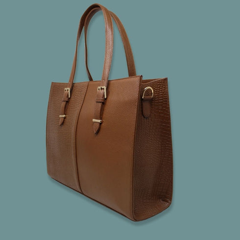 Gauri Genuine Leather Women Tote Bag Hive
